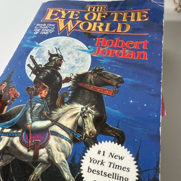 1990 Wheel of Time The Eye Of The World Robert Jordan 1st Edition Mass Market - Picture 6 of 6